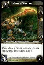 Halberd of Smiting 275/319 Dark Portal 2007 World of Warcraft TCG NM