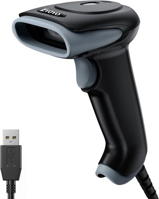 Kabelgebundener 1D 2D QR Code Scanner - Kompatibel mit Desktop und Smartphone