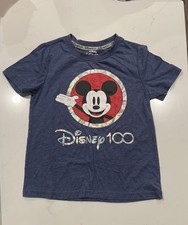 Disney Kids Unisex 100th Anniversary Graphic Short Sleeve Crewneck Tee