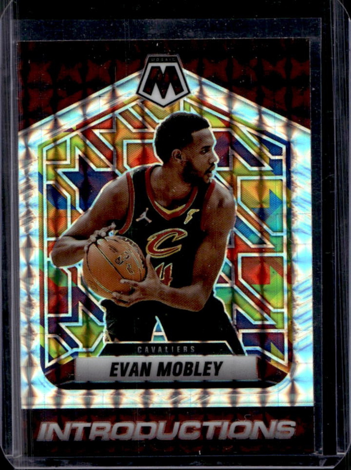 2021-22 Panini Mosaic Evan Mobley Introductions Mosaic Rookie RC #2 Cavaliers