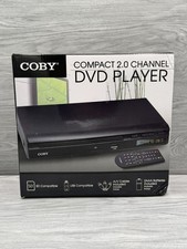 Coby CDV-30 2.0 Channel DVD Player with USB SD Input with Remote New In Box