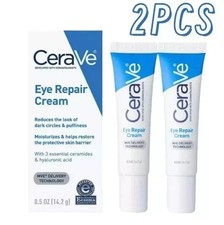 2x CeraVe Eye Repair Cream for Dark Circles & Puffiness with Hyaluronic Acid UK