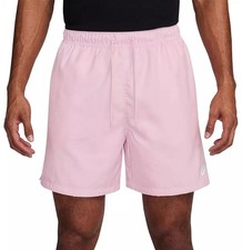 Men's Club Nike FN3307 Pink Mesh Lined 6" Woven Flow XL Shorts NEW