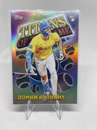 2026 Topps Chrome Titans of The Game Roman Anthony Boston Red Sox RC #TOG-9