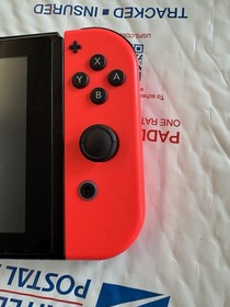 Nintendo Switch Console Neon Blue Red Joy-Con Handheld w/ Screen Scuffs