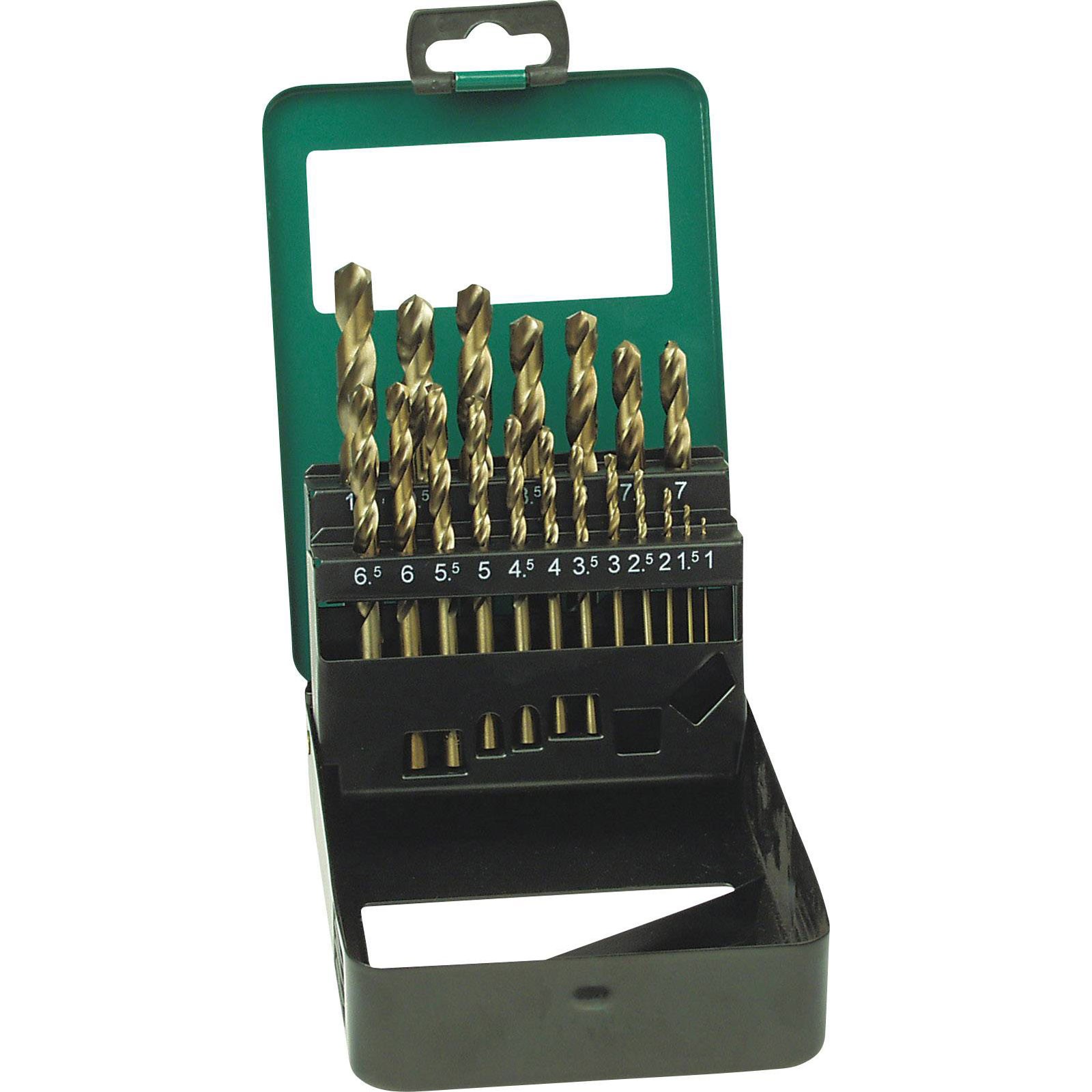 Brüder Mannesmann Metal Twist Drill Bit Set 19-Piece Versatile