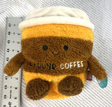 Bum Bumz By Russ SnackBumz Ground Coffee Cup Plush Toy Jazwares Stuffed Cute