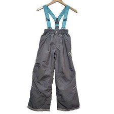 Pantalones con tirantes ajustables Gerry Kids esquí nieve gris talla S 7-8
