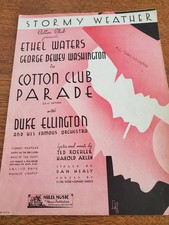 Stormy Weather Sheet Music Duke Ellington Ethel Waters Cotton Club Parade