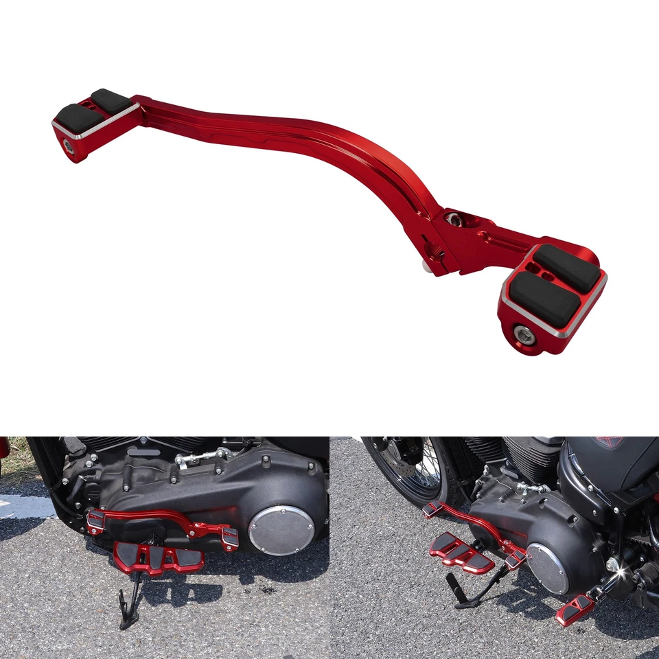 Palanca de cambios roja apta para Harley Davidson Street Bob Low Rider 18-25 Foto 2 de 4