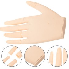  Main de pratique des ongles Flexible, modèle de main de pratique des ongles en