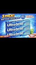 Ultra Brite Whitening Toothpaste Baking Soda Peroxide Cool Mint 6oz 3 Pack