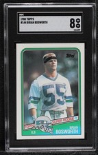 1988 Topps Brian Bosworth #144 SGC 8 0bz6