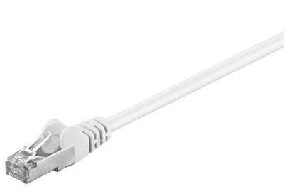 MicroConnect F/UTP CAT5e Netzwerkkabel 0.25m Weiß PVC, Außenabschirmung Folie