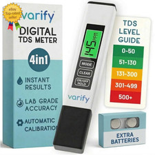 Instant 4-in-1 TDS Meter Digital Water Tester for Drinking Water  Accurate 0  99