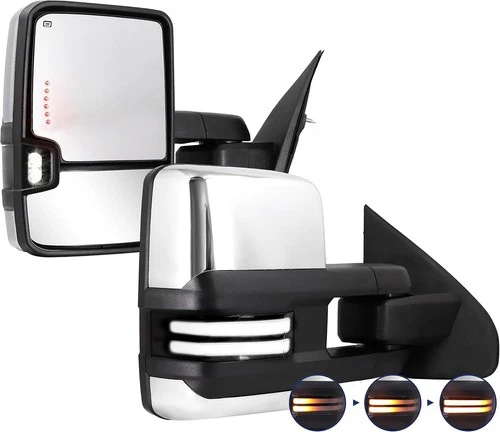 Switchback Towing Mirror Compatible with 2014-2018 Chevy Silverado GMC Sierra To