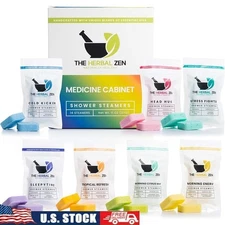 Aromatherapy Shower Steamers Essential Oils Spa Experience Relaxation Wellness