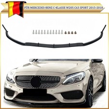 Frontspoiler Lippe Schwarz Für Mercedes-Benz C-Klasse W205 C63 Sport 2015-2018 Frontspoiler Lippe Schwarz Für Mercedes-Benz C-Klasse W205 C63 Sport 2015-2018