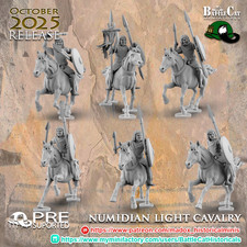 28mm Numidian Light Cavalry - Skirmishers - Carthage - Roman Enemies - Ancients