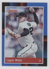 2022 Panini Donruss Retro 1988 Holo Blue Logan Webb #279 h3a