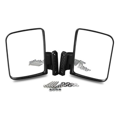2Pcs Easy Installation Golf Cart Rear View Mirrors Side Border Drivinv Mirror