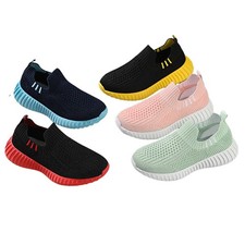 Kinder Schuhe Frühling Herbst Atmungsaktive Laufschuhe Stricken Sportschuhe