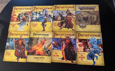 Paizo Pathfinder RPG Adventure Path Legacy of Fire Bundle Complete Set Lot New