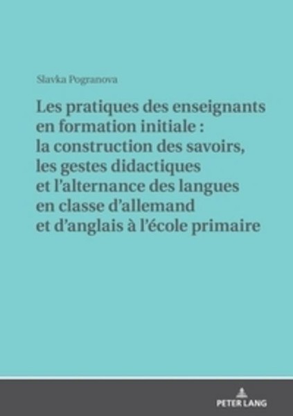 Les Pratiques Des Enseignants En Formation Initiale : La Construction Des Savoir-image