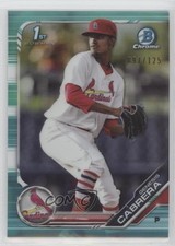 2019 Bowman Chrome Prospects Aqua Refractor 97/125 Genesis Cabrera #BCP-142 nd3