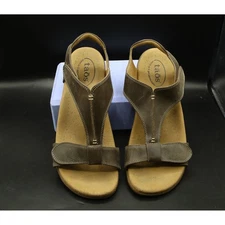 Taos The Show Women's Sandals TSH-14039 Brown Leather Comfort US Size 9