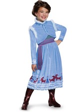 Olaf's Frozen Adventure Anna Deluxe Girl's Costume Medium 7-8