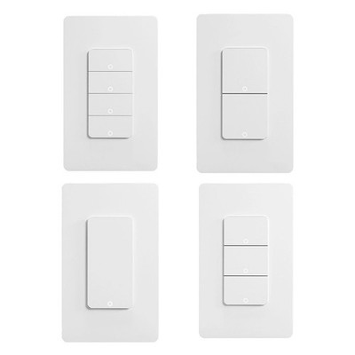 For Living Room Smart Switch Remote Control Wireless Design ABS Material