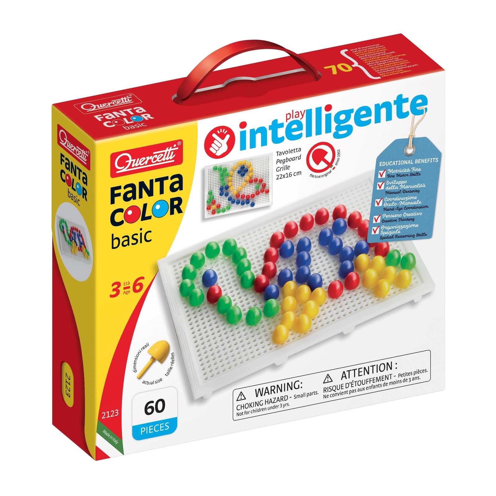 Quercetti - FC Basic d15 - Steckspiel 4290₽