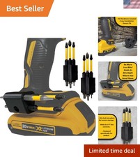 DeWalt-Specific Drill Bit Holder: Secure 6 Bits for Effortless Access - Yellow