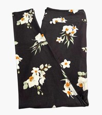 LuLaRoe Leggings TC2 Tall Curvy 2 Floral BLACK Coral Pink MAGNOLIA Nature Soft