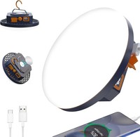 Campinglampe Led 1500 Lumen Aufladbar 5600Mah Dimmbar Magnet FüR Wandern Angeln