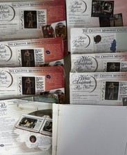Mixed Lot of 62 Creative Memories 5x7 Scrapbook Pages 10 Page Protectors