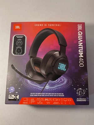 JBL Quantum 400 Wired Over-Ear Gaming Headset - Black, Open Box