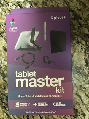 Digital Basics Tablet Master Kit for iPads & Handheld Device Compatible Sealed
