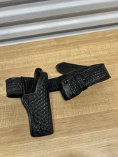 Dutyman Leather Belt 1071 (Size 38) & Holster B92