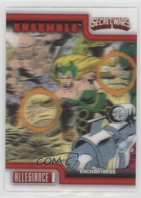 2024 Upper Deck Allegiance: Marvel Secret Wars 1984 Ensemble Enchantress #E-26