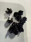 LEGO -NEW-5264-BLACK-PLATE/ROUND 1 X 1/CLIP BOTTOM- 10 PIECES