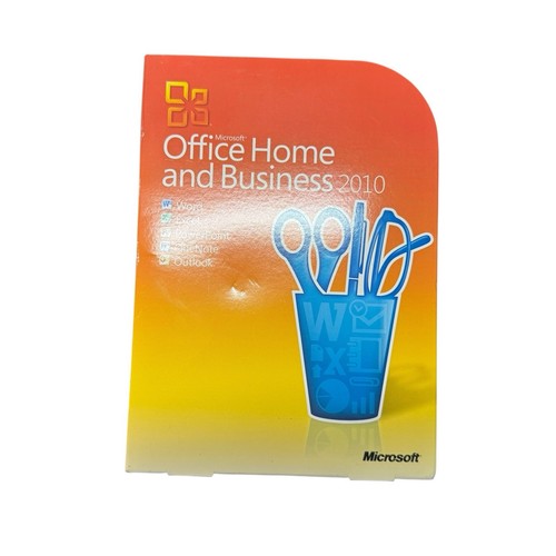 Microsoft Office Home and Business 2010 Software Disc DVD & Product Key