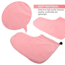Plush Wax Therapy Foot Covers for Paraffin Wax Foot Wraps Skin Care