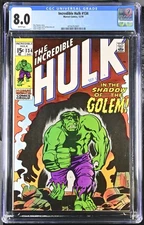 Incredible Hulk #134 1st GOLEM of Prague, Rabbi Bezalel 1970 2nd RAXON CGC 8.0
