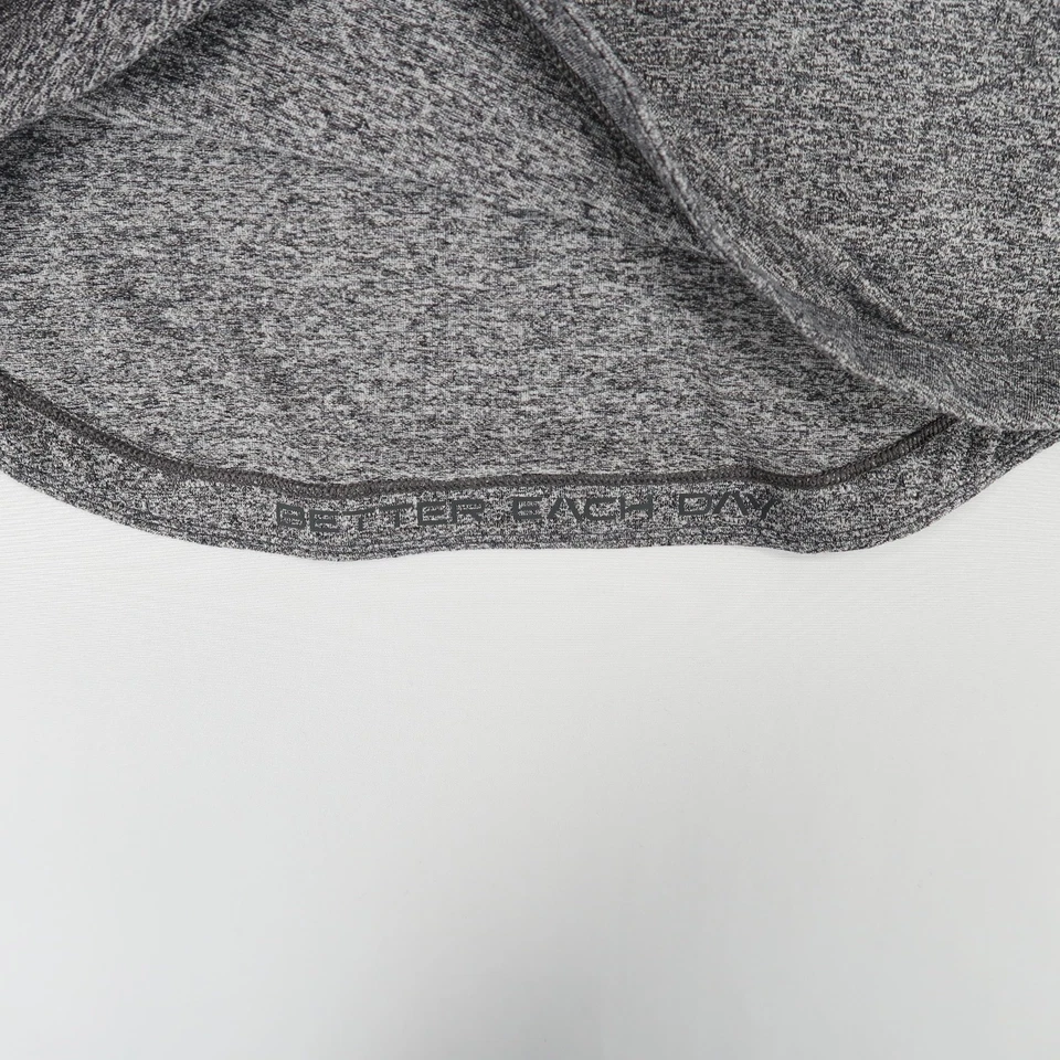 Pullover Lululemon Drysense 1/4 Cremallera Para Hombres XS Gris Jaspeado Atlético Correr Foto 3 de 4