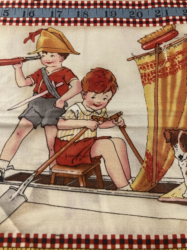 "Wee Play" by American Jane Patterns Sandy Klop for Moda 22”x23 1/2” Super Cute! - Image 3 of 4