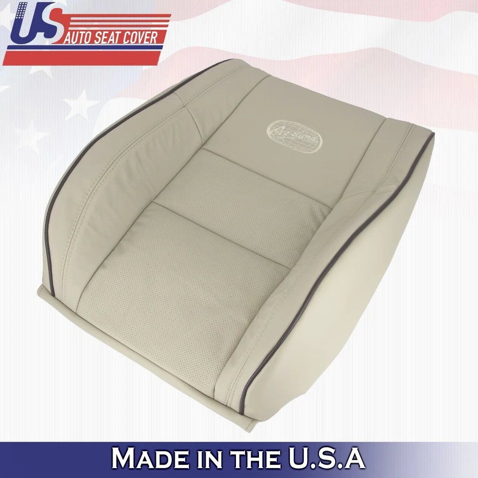 Jeep Grand Cherokee Overland 2019 2020 parte superior inferior del conductor cubiertas de cuero tostado Foto 2 de 4