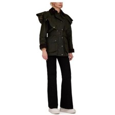 Chloe X Barbour Dustyn Collar Jacket - Nwt Msrp $2265 Size Us8