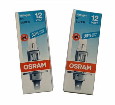 H1 [P14,5s] Autolampen Leuchtmittel Lampen +30% mehr Licht Super OSRAM 64150SUP